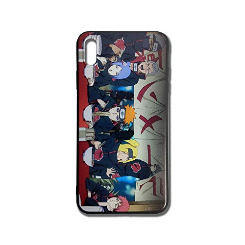 LLJIUJIU Naruto Akatsuki Ramen Phone Case for iPhone Xs Max