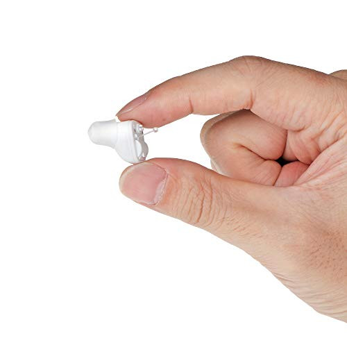 Small Hearing Amplifier Noise Reduction Mini Sound Amplifiers for Seniors and AdultBattery Size 10 for Right Ear