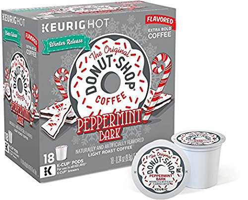 The Original Donut Shop Peppermint Bark Flavored Coffee 72 Kcups