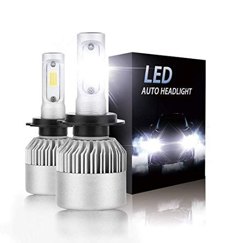 H7 LED Headlight bulbs 8000LM 6500K Extremely Bright Car Headlamp Bulbs Conversion Kit 2Pack