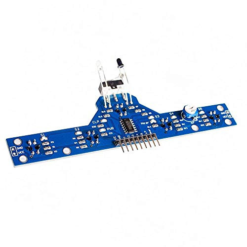 WSDMAVIS 1Pcs FiveWay 5 Way Tracing Sensor Module TCRT5000 Tracking Module 5 Functions to Send Routines