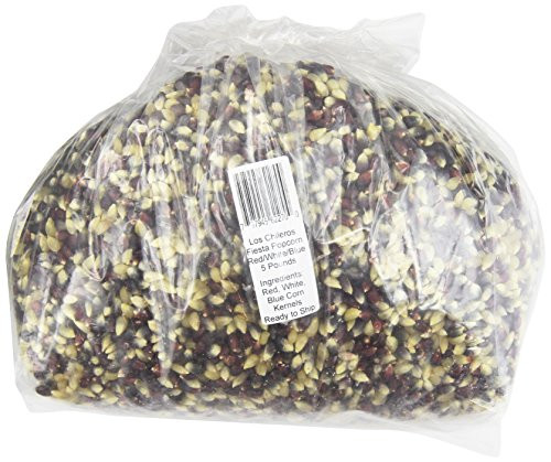 Los Chileros Fiesta Popcorn RedWhiteBlue 5 Pound