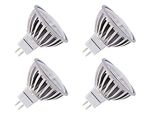 CTKcom MR16 5W LED Bulb GU53 Spotlight Bulb4 Pack 12V Daylight White 6000K 24LEDs Bulbs 50W Halogen Equivalent Ultra Bright 120 Degree Beam Angle Floodlight MR16 Spot Lamps 12V