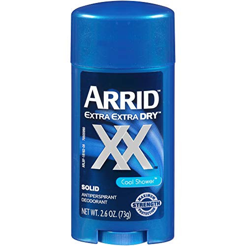 Arrid XX Extra Extra Dry Solid Antiperspirant Deodorant Cool Shower 26 oz