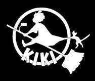 Kikis Delivery Service White Kiki Logo Sticker Decal Ghibli Laputa Jdm Anime White Car Window Wall Macbook Notebook Laptop Sticker Decal