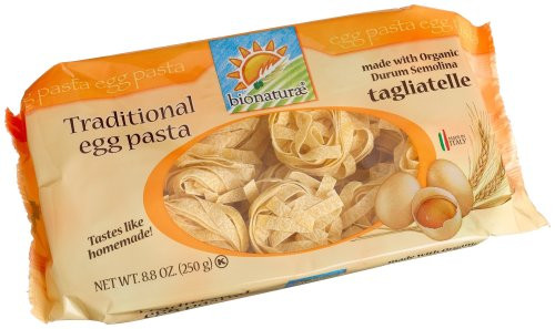 bionaturae Tagliatelle Egg Pasta 88 Ounce Bags Pack of 6