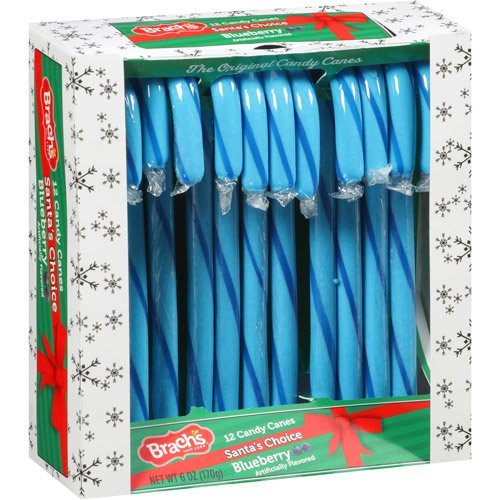 Brachs Santas Choice Blueberry Candy Canes 2 Packs Brachs Santas Choice Blueberry Candy Canes 2 Packs