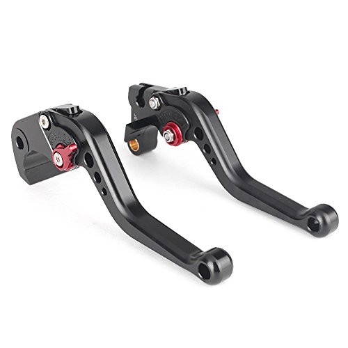 GZYF Short Brake Clutch Lever Set Compatible with Suzuki GSXR 600 750 2006 2007 2008 2009 2010  GSXR1000 2005 2006