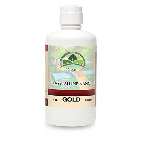 The Best Nano Colloidal Gold Mineral  30 Parts Per Million  Colloidal Minerals  Liquid Colloidal Gold 30 PPM 32 Ounces