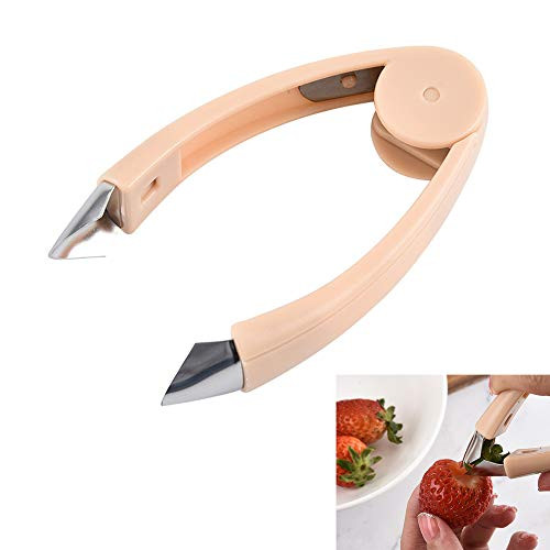 Ashero Strawberry Huller Top Stem Remover Potatoes Pineapples Carrots Tomatoes Corer Fruit and Vegetable Core Remover Kitchen Gadget