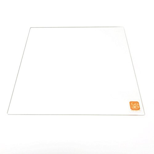 GO3D PRINT 165mm x 165mm Borosilicate Glass PlateBed wFlat Polished Edge for Creality Ender 2 3D Printer
