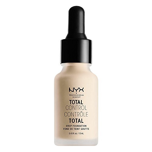 NYX PROFESSIONAL MAKEUP Total Control Drop Foundation  Pale White Ivory With Yellow Undertone