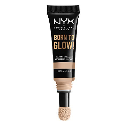 NYX PROFESSIONAL MAKEUP Born To Glow Radiant Concealer  Alabaster With Neutral Undertone