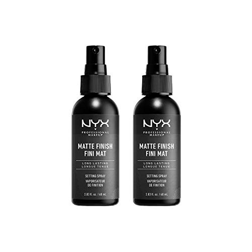 NYX PROFESSIONAL MAKEUP Makeup Setting Spray  Matte Finish Pack Of 2