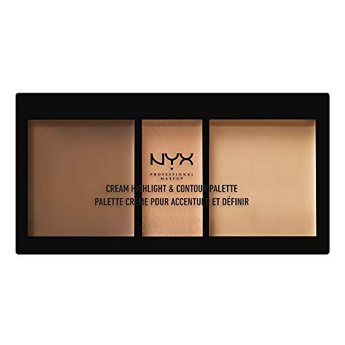 NYX PROFESSIONAL MAKEUP Cream Highlight  Contour Palette Medium