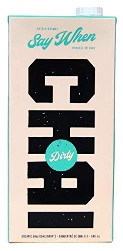 Organic Dirty Chai Say When Beverages kosher glutenfree vegan 32 oz