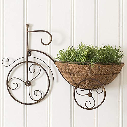 CTW Home Collection Bicycle Wall Planter