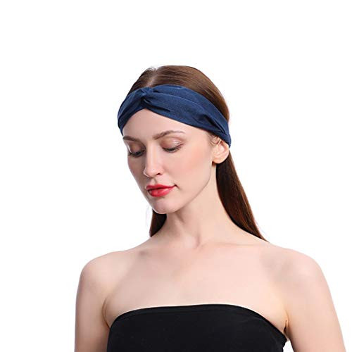 Yalice Simple Twristed Headband Knot Turban Head Wrap Elastic Hair Band Accessories for Women and Girls Blue Yalice Simple Twristed Headband Knot Turban Head Wrap Elastic Hair Band Accessories for Women and Girls Blue