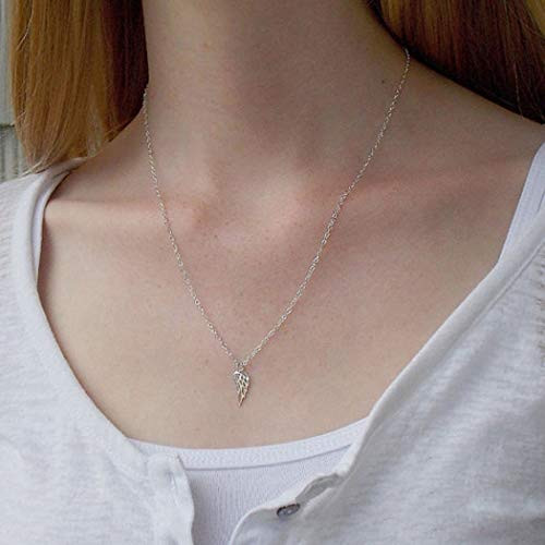 Jovono Wing Pendant Necklaces Fashion Necklace Chain Jewelry for Women and Girls Silver Jovono Wing Pendant Necklaces Fashion Necklace Chain Jewelry for Women and Girls Silver