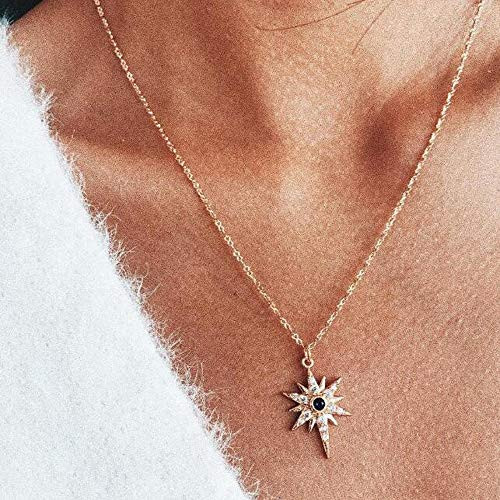 Jovono Sun Pendant Necklaces Fashion Necklace Chain Jewelry for Women and Girls Gold Jovono Sun Pendant Necklaces Fashion Necklace Chain Jewelry for Women and Girls Gold