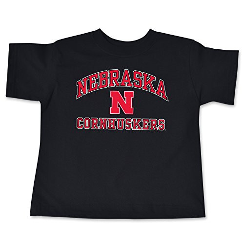 NCAA Nebraska Cornhuskers Toddler Short Sleeve Tee 3 Toddler Black