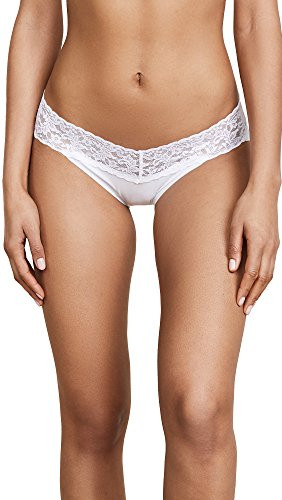 hanky panky Womens Cotton with a Conscience VKini Briefs White Large