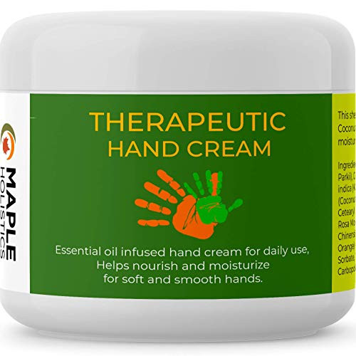 Hand Cream for Dry and Aging Hands  Hand Lotion for Dry Skin with Essential Oils  Anti Aging Hand Cream for Dry Cracked Hands  Women and Mens Lotion Hand Moisturizer for Dry Skin with Shea Butter