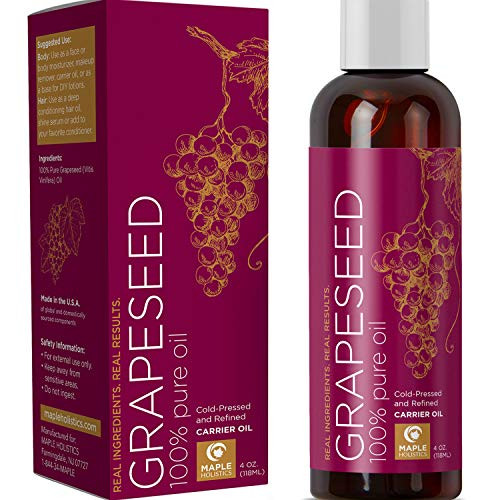 100 Pure Grapeseed Carrier Oil Natural Skin Care For Massage Therapy Detox Healthy Hair Growth Daily Moisturizer Rich in Vitamin A E K Omega 3 Fatty Acids for Acne Wrinkles Dark Circles and Collagen 100 Pure Grapeseed Carrier Oil Natural Skin Care For Massage Therapy Detox Healthy Hair Growth Daily Moisturizer Rich in Vitamin A E K Omega 3 Fatty Acids for Acne Wrinkles Dark Circles and Collagen
