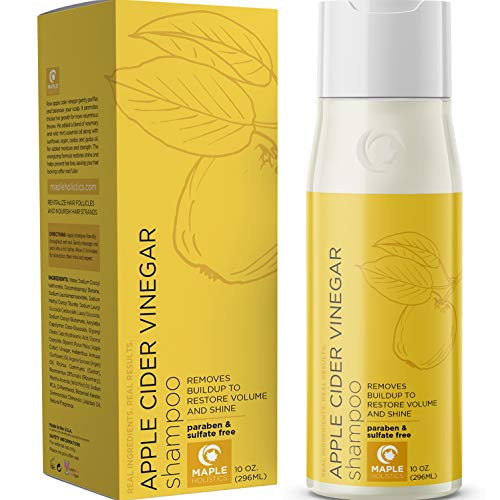 Vegan Apple Cider Vinegar Shampoo  Color Safe Clarifying Shampoo with Argan Oil Keratin and Rosemary Essential Oil  Jojoba Oil Scalp Treatment and Hair Loss Shampoo for Dry Damaged Hair Treatment