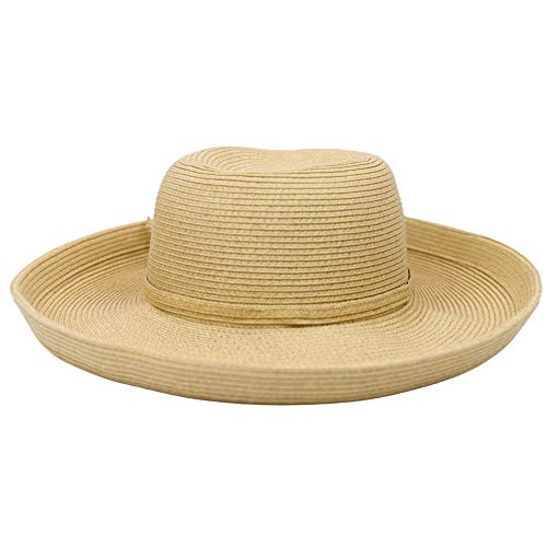 San Diego Hat Company Womens Classic Large Brim Hat  One Size Beige