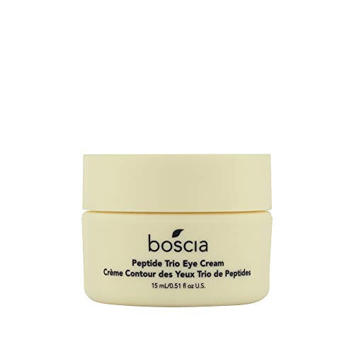 boscia Peptide Trio Eye Cream  Vegan CrueltyFree Natural and Clean Skincare  AgeDefying Eye Cream with Peptide Blend and Organic Botanical Oils 051 fl Oz boscia Peptide Trio Eye Cream  Vegan CrueltyFree Natural and Clean Skincare  AgeDefying Eye Cream with Peptide Blend and Organic Botanical Oils 051 fl Oz