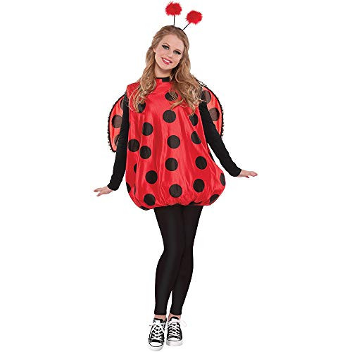 Amscan 841874 Darling Ladybug Costume Adult Standard Size 1 Piece