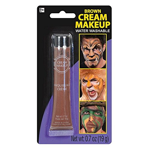 Amscan 840954 Brown Cream Makeup Costume Accessory  1 Piece
