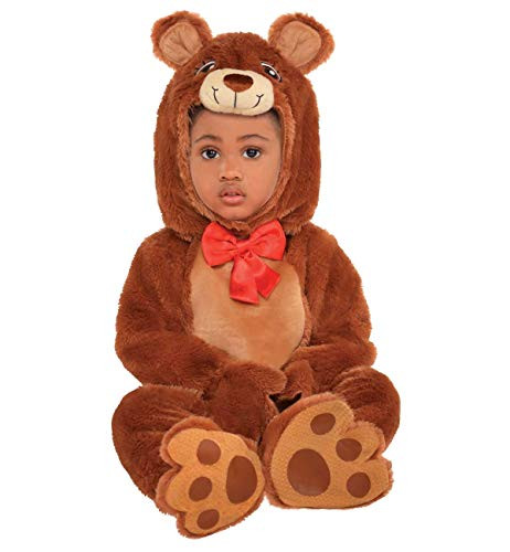 Amscan 849929 Size 1224 Months Baby Cuddle Bear Costume Brown