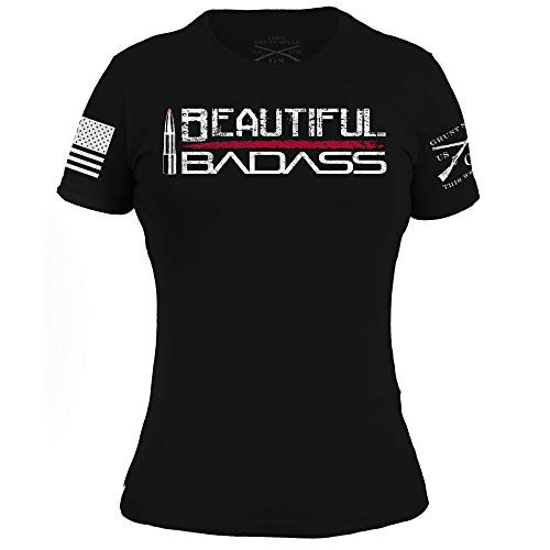 Grunt Style Beautiful Badass  Womens TShirt Black XLarge