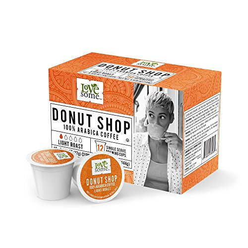 LoveSome Donut Shop Blend KCup 12 Count Pack of 6 LoveSome Donut Shop Blend KCup 12 Count Pack of 6