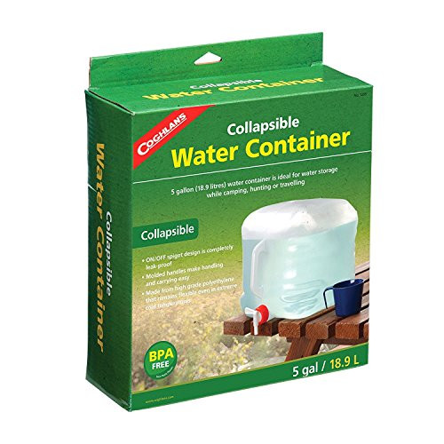 Coghlans Collapsible Water Container 5Gallon Clear 2