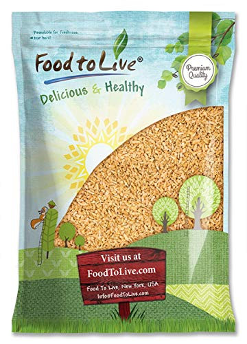 Cracked Freekeh 5 Pounds  Whole Grain Vegan Roasted Green Wheat Healthy Ancient Supergrain Farik Rich in Protein and Dietary Fiber Bulk Frikeh Product of the USA