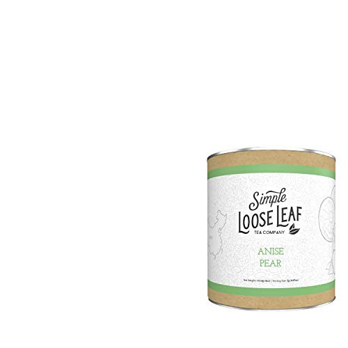 Simple Loose Leaf  Anise Pear  Premium Loose Leaf Green Tea 4 oz  High Caffeine  Sweet and Fresh  USA Hand Packaged  60 Cups