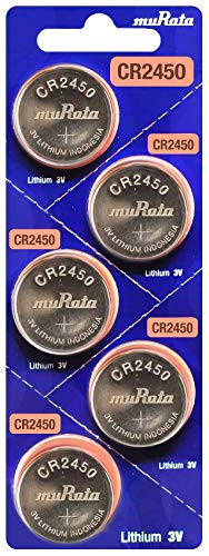 Murata CR2450 Battery 3V Lithium Coin Cell  Replaces Sony CR2450 5 Batteries
