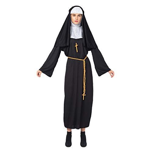 Spooktacular Creations Nun Adult Halloween Costume for Women Black