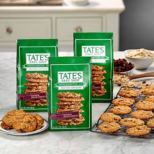 Tates Bake Shop Oatmeal Raisin Pack of 3