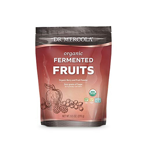 Dr Mercola Organic Fermented Fruits 95 oz 270 g 90 Servings Certified Organic Non GMO Soy Free Gluten Free USDA Organic