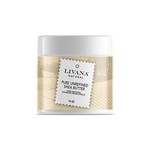 Shea Butter by Livana 1 lb Pouch Pure Unrefined for Skin Care