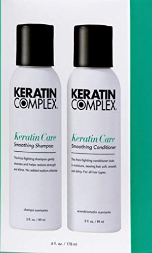 Keratin Complex Keratin Care Smoothing Shampoo Conditioner FrizzFighting Gentle2x3 Ounce 2x89 Gram