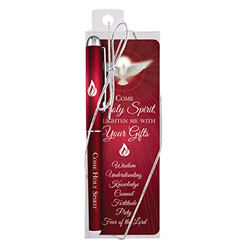 Come Holy Spirit Confirmation Pen and Bookmark Gift Set 5 12 Inch