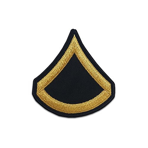 US Army Male Rank Gold On Blue Chevrons  Private First Class
