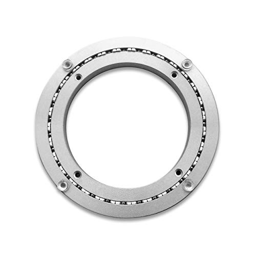 TROOPS BBQ Lazy Susan Turntable Ring  HeavyDuty Aluminum Lazy Susan Bearing Hardware SingleRow Ball Bearings for Heavy Loads 450 lbs Capacity  8 Inches