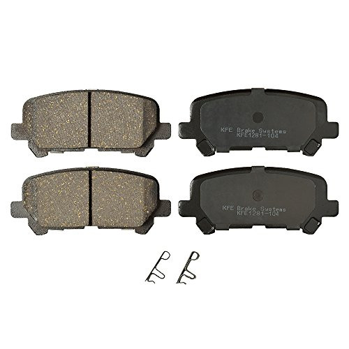 KFE KFE1281104 Ultra Quiet Advanced Premium Ceramic REAR Brake Pad Set Compatible With 2011 2012 2013 2014 Honda Odyssey 20092011 Pilot Acura MDX ZDX KFE KFE1281104 Ultra Quiet Advanced Premium Ceramic REAR Brake Pad Set Compatible With 2011 2012 2013 2014 Honda Odyssey 20092011 Pilot Acura MDX ZDX