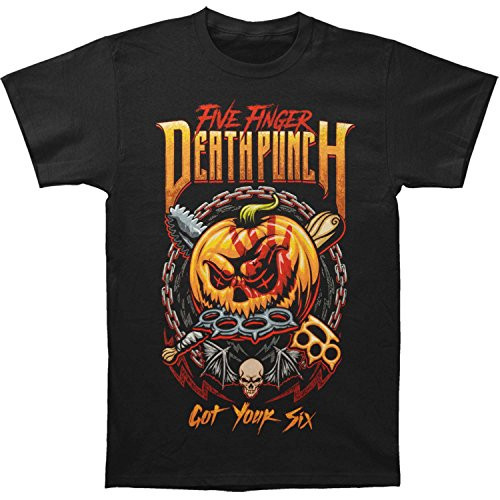 Five Finger Death Punch Mens GY6 Halloween TShirt 2XL Black